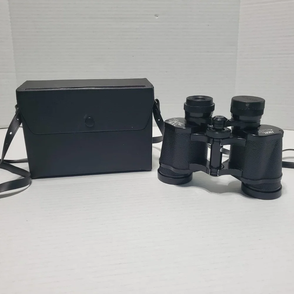 Vintage Focal Binoculars 7 X 35 Wide Angle Kmart 525ft at 1000 yards With Case